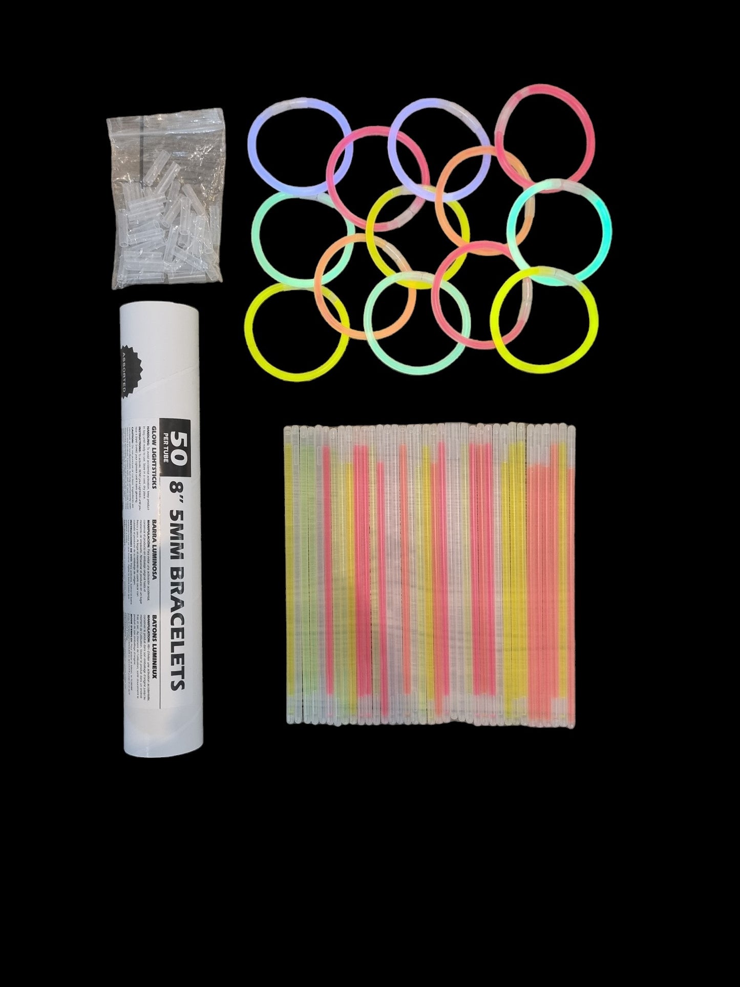 Classic Glow Bracelets (20cm long) - 50pcs