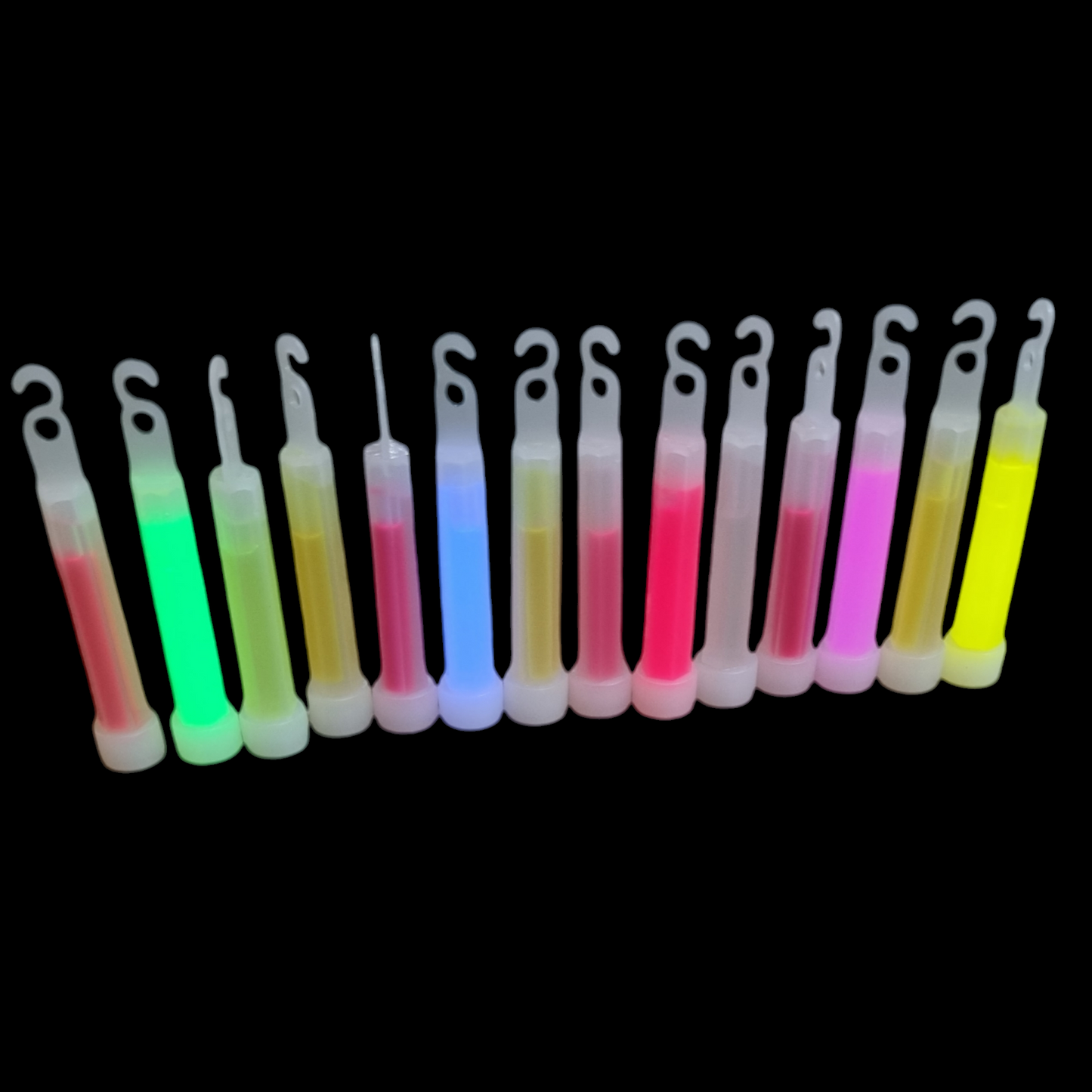 4-Inch (10cm) Compact Glow Sticks - 50pcs