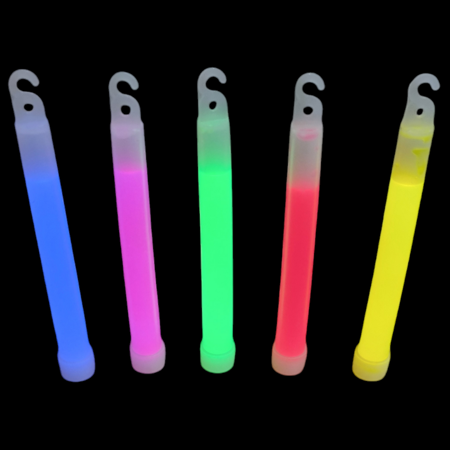 6-Inch (15cm) Classic Glow Sticks - 25pcs