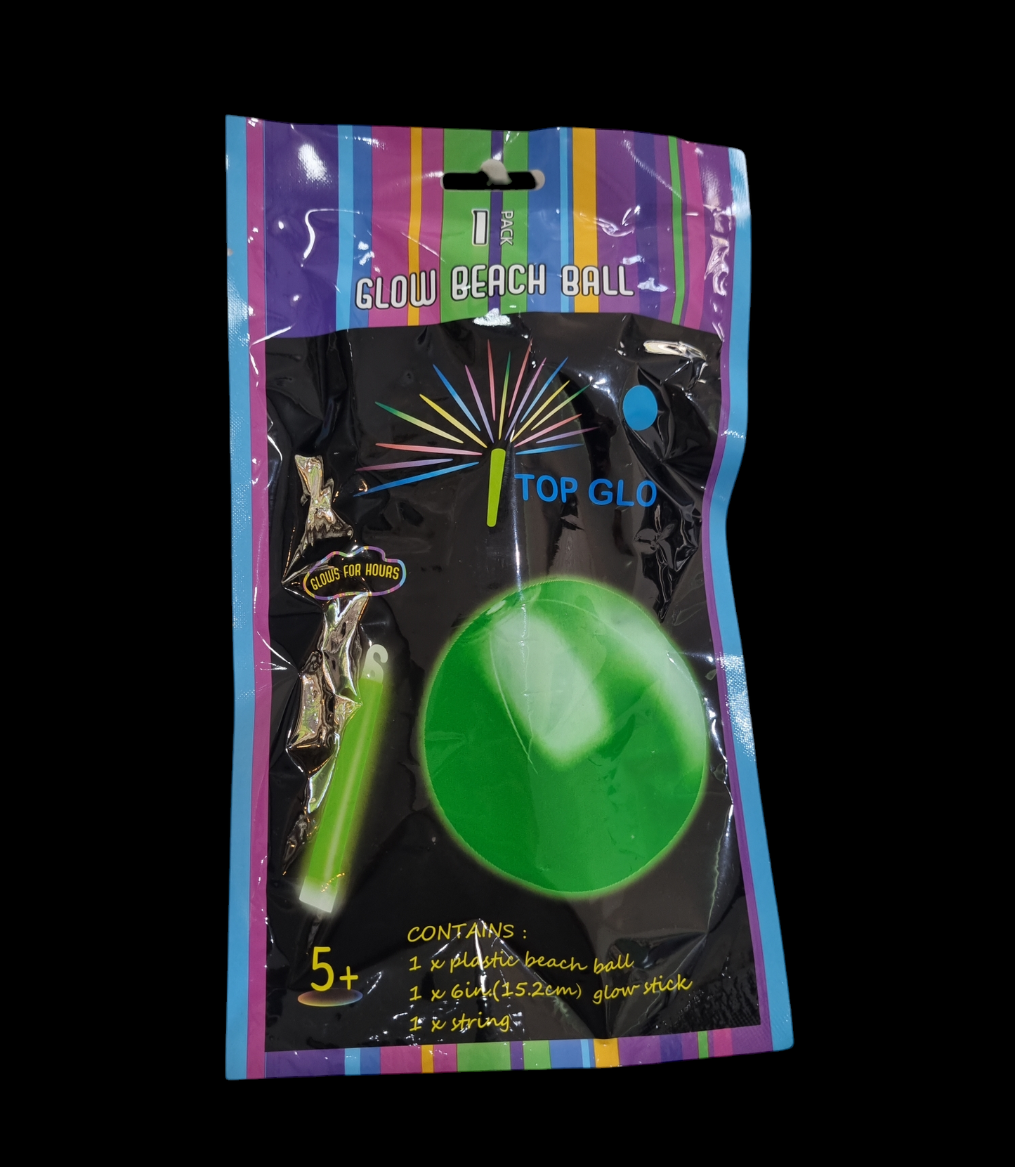 Glow Beach Ball (30cm) - 1pc