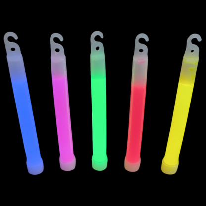 6-Inch (15cm) Classic Glow Sticks - 25pcs