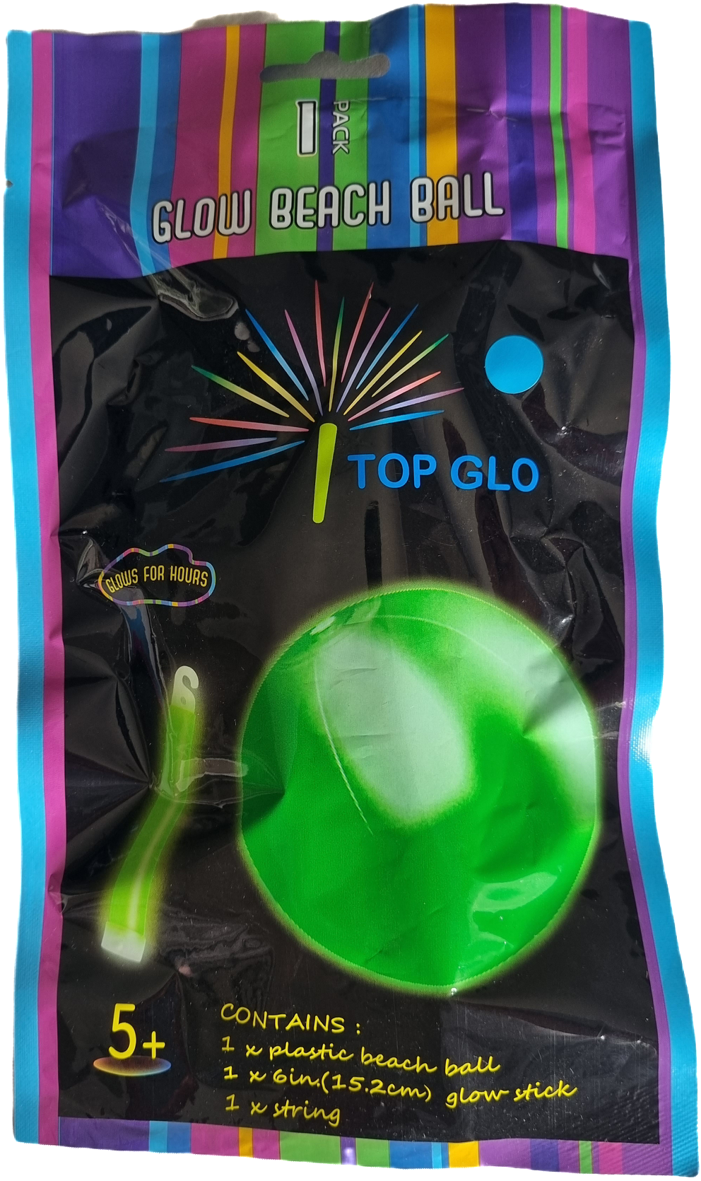 Glow Beach Ball (30cm) - 1pc