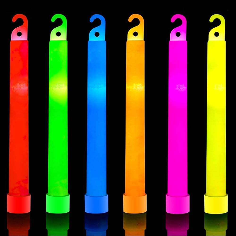 6-Inch Classic Glow Sticks - 25pcs - Glow.co.za